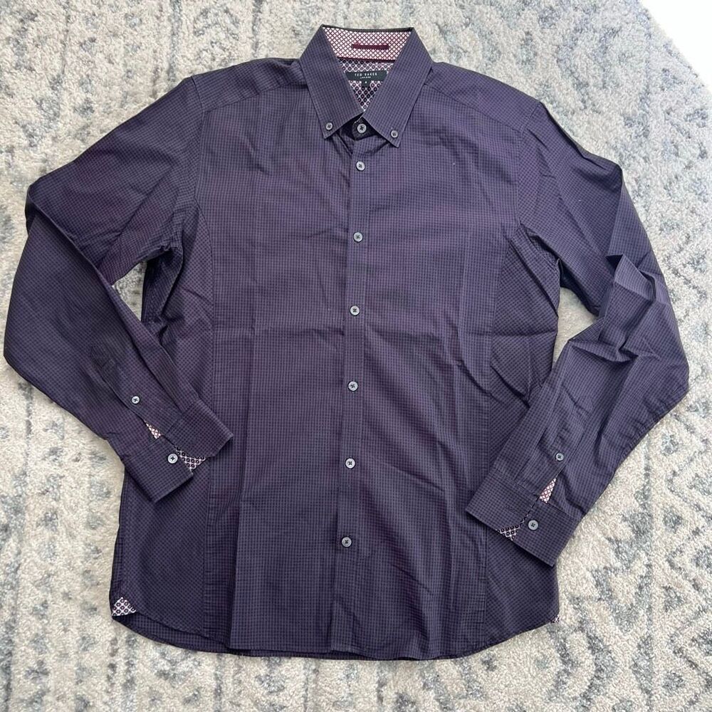Men’s Ted Baker London Purple Button Down Shirt